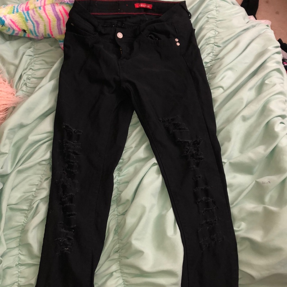 Black Ripped Jeans